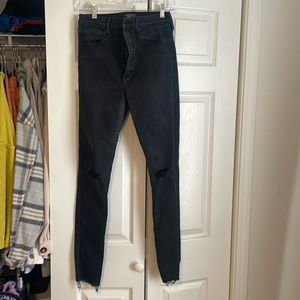 Abercrombie ultra high rise super skinny jean